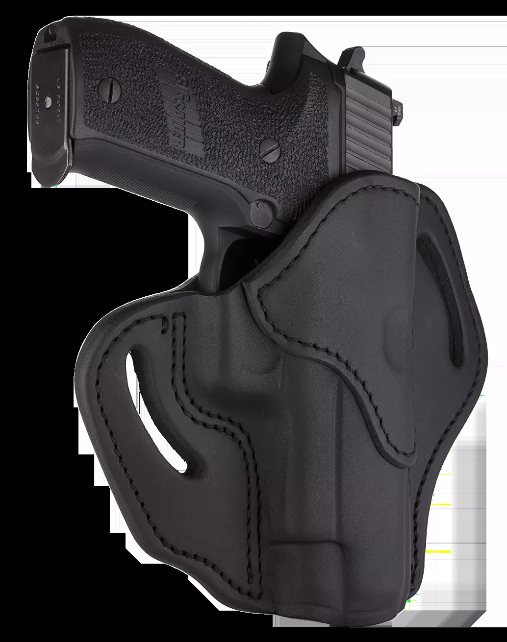 1791 Gunleather BH2.3 Black Leather OWB Fits Glock 17; HK VP9; Sig P226 RH
