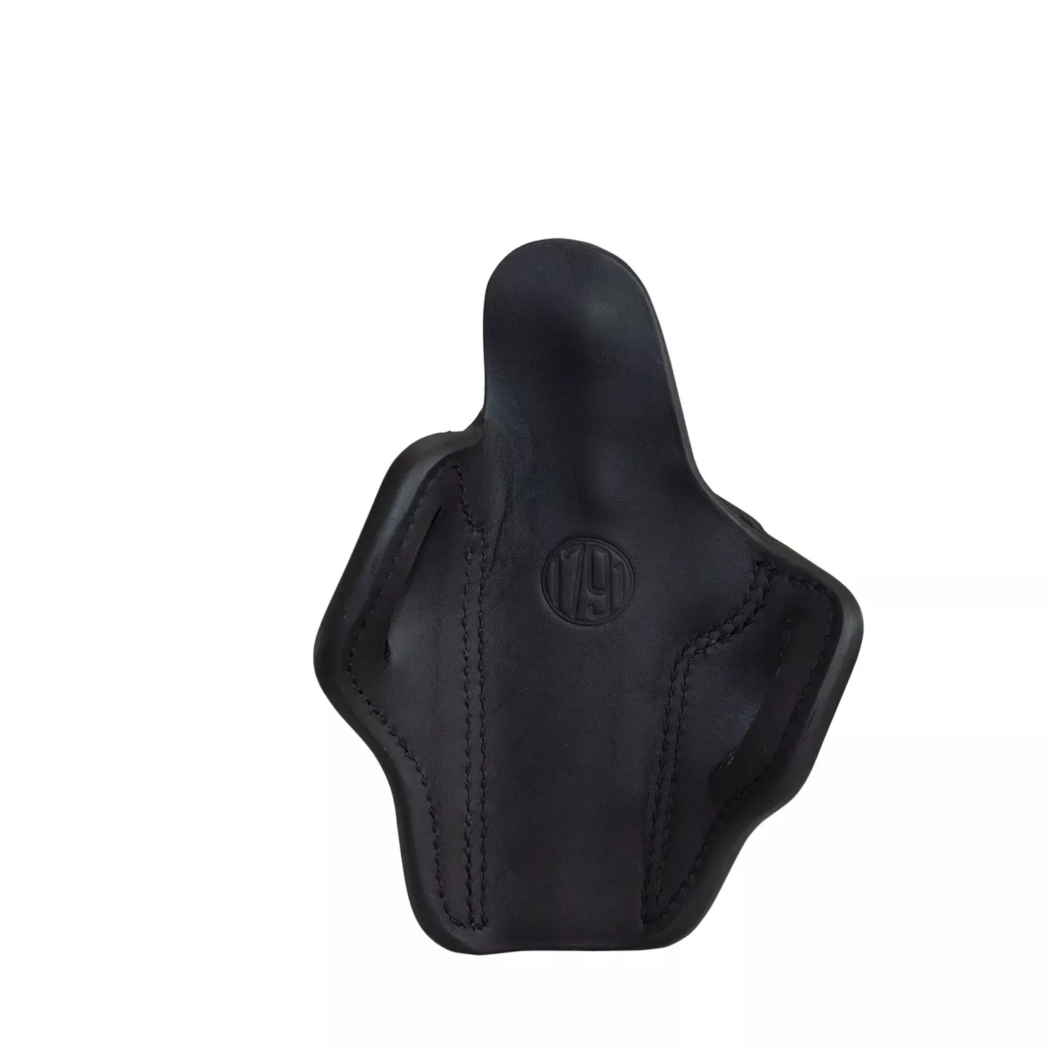 1791 Gunleather Optics Ready BH1 OWB Stealth Black Leather Fits 1911 4″-5″ Belt Slide Mount RH