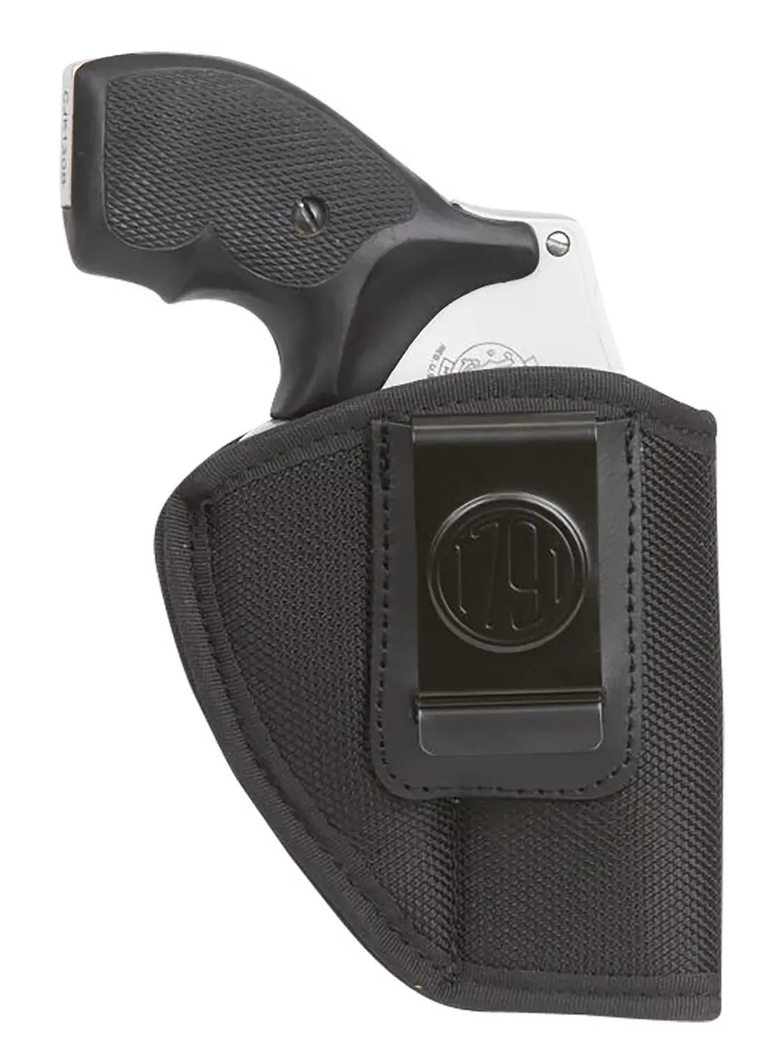 1791 Gunleather Premium NylonIWB Size 02 Black Ballistic Nylon Belt Clip RH