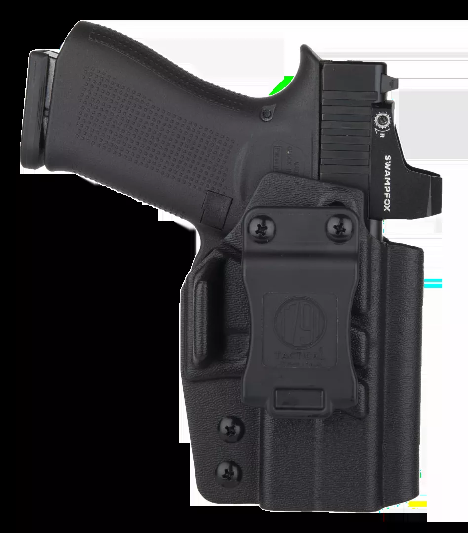 1791 Gunleather TacticalIWB Black Kydex Fits Glock 43/43x/43 MOS Glock 48 Belt Clip Mount RH