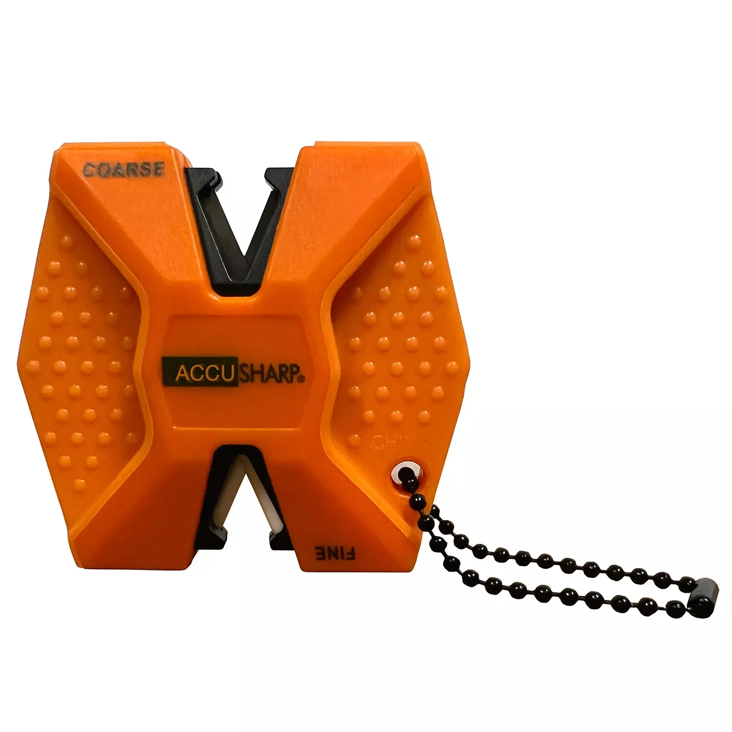 AccuSharp 2-Step Knife Sharpener Hand Held Diamond Tungsten Carbide Sharpener Coarse/Fine Blaze Orange 344C
