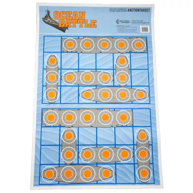 ACTION TGT OCEAN BATTLE 100PK