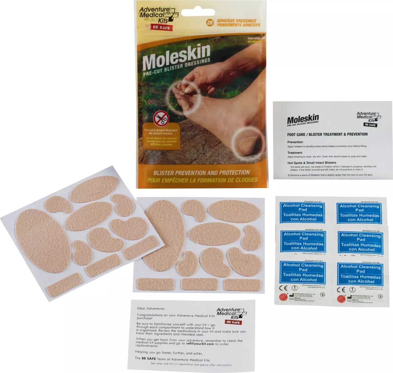 Adventure Medical Kits Moleskin Blister Prevention