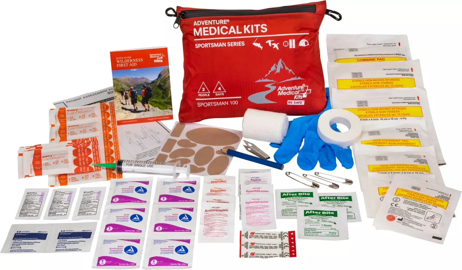 Adventure Medical Kits Sportsman 100 Medical Kit Red