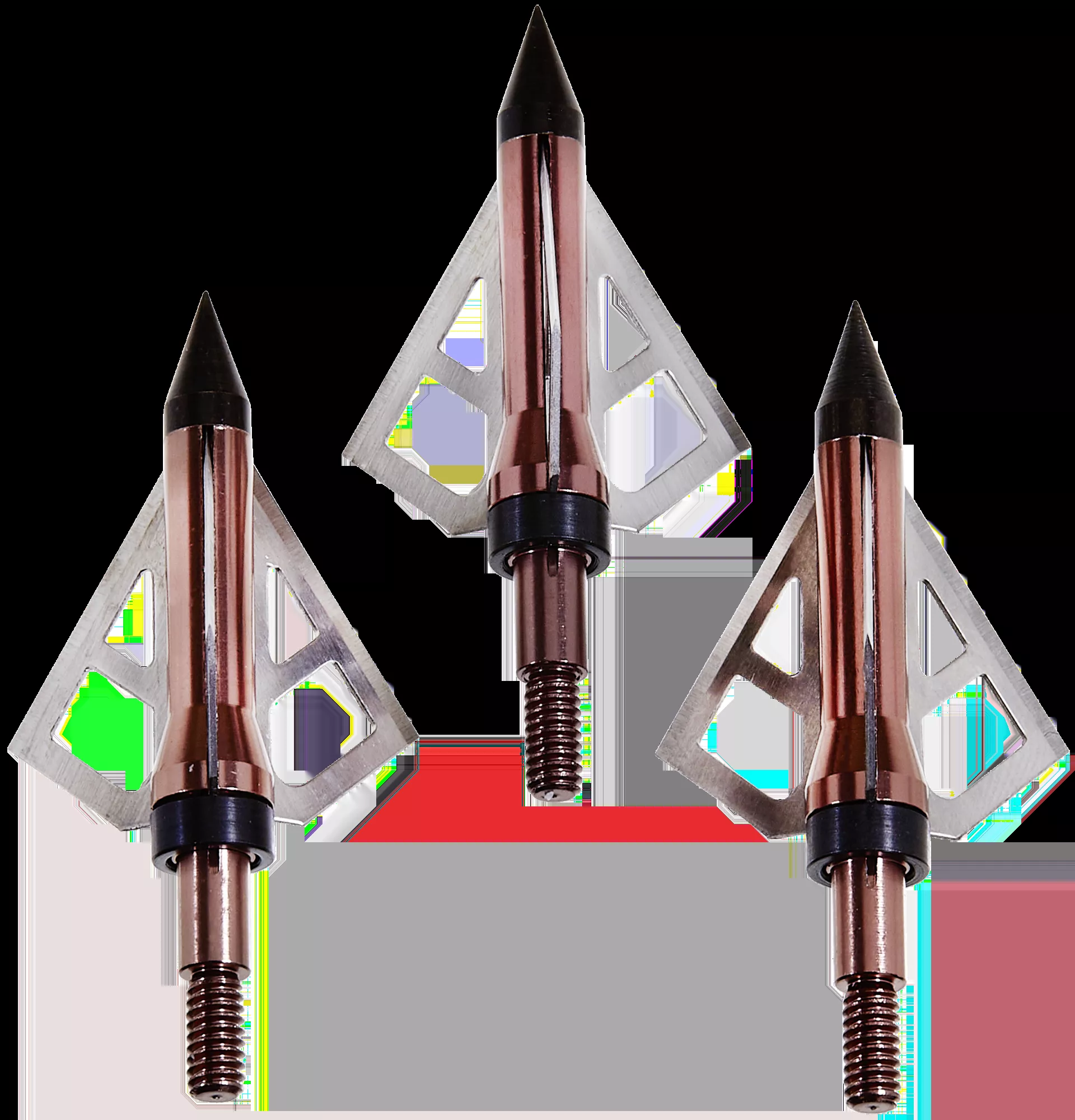 Allen Optimus Broadhead Rose Gold 3 Pack 100 Grain 3 Blade 14611