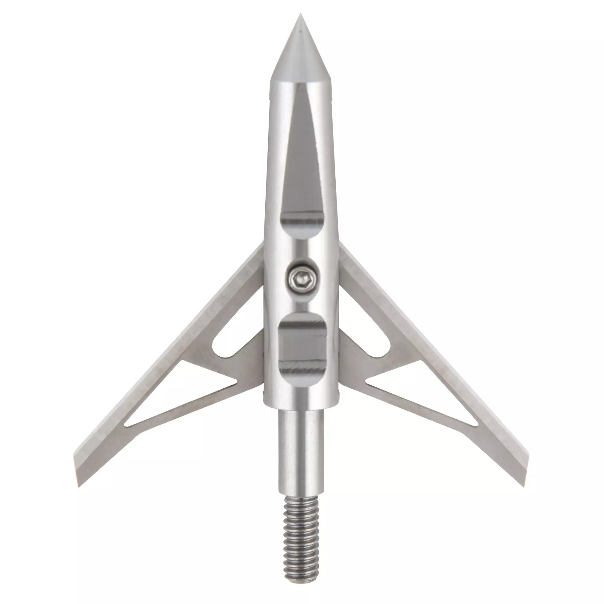 Allen Vapor Broadhead Stainless Steel Blades Silver 100 Grain 3 Pack 14786