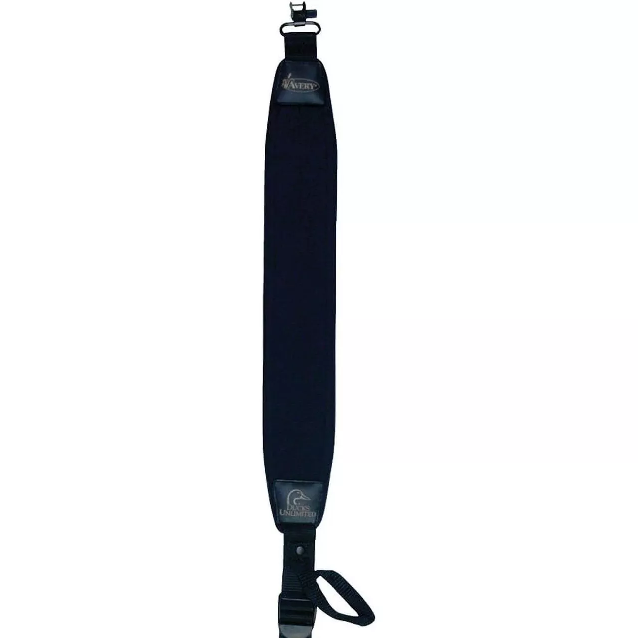 Avery Outdoors Power Hunter Gun Sling 48" Max Length 10mm Neoprene DuraStretch Facing Rubberized Backing Locking Swivels Black