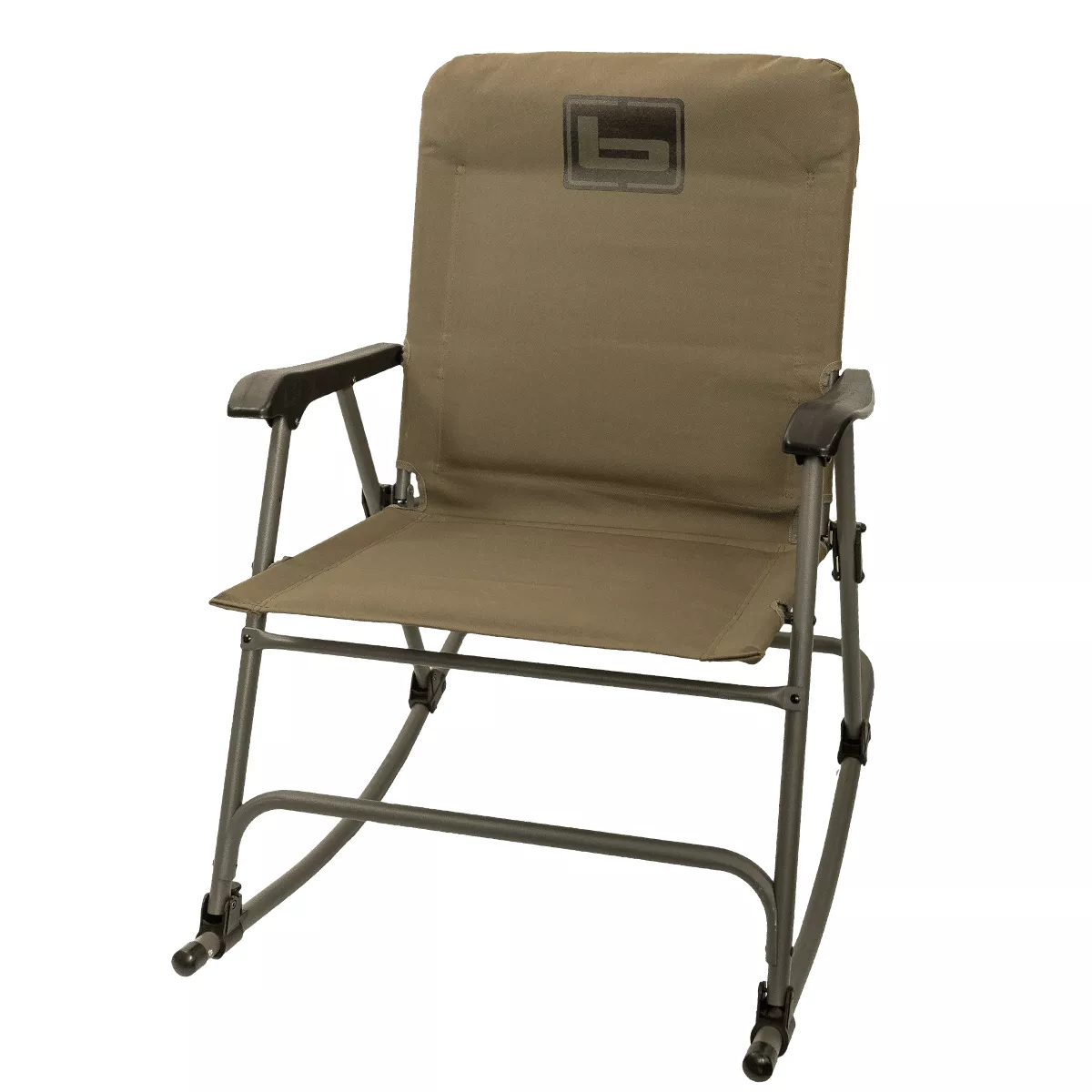 Banded Folding Rocking Chair – Spanish Moss