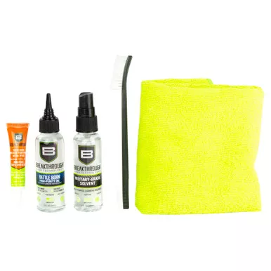 Breakthrough Clean Basic Cleaning Kit, Military-Grade Solvent & High-Purity Oil, 2oz Each