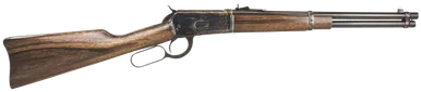 Chiappa Firearms 920335 1892 Trapper Carbine 357 Mag 8+1 16" Blued Barrel, Color Case Hardened Rec, Oiled Walnut Stock, Adjustable Sight