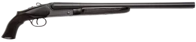 Chiappa Firearms 930385 50012 Gauge Break Open 2 20" Black Side By Side Barrel, Black Receiver, Black Wood Stock, Includes Pistol Grip