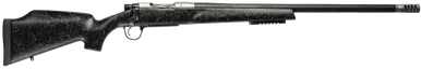 Christensen Arms 8011002000 Traverse300 PRC 3+1 26" Threaded Barrel, Natural Stainless, Black with Gray Webbing Stock