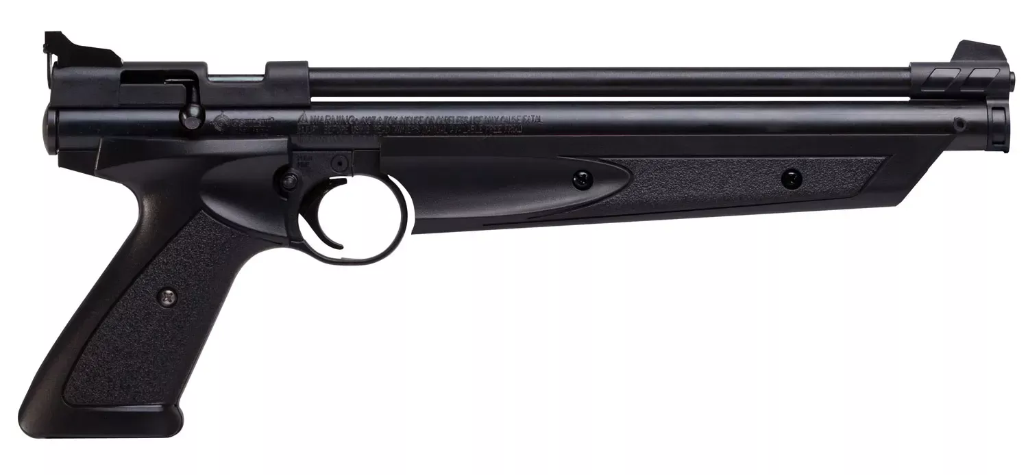 Crosman P1377 American ClassicPump 177 Pellet,177 BB 1rd Black Frame Black Polymer Grip