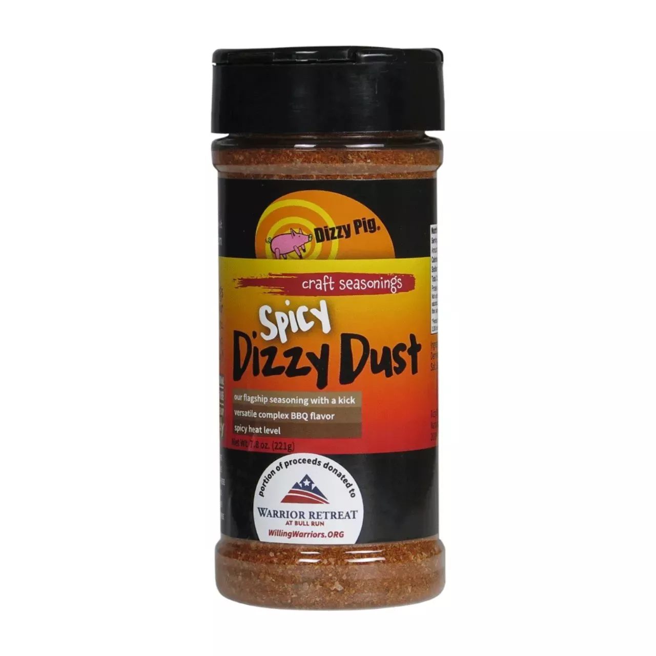 Dizzy Pig Spicy Dizzy Dust All-Purpose Seasoning 8 oz. Shaker