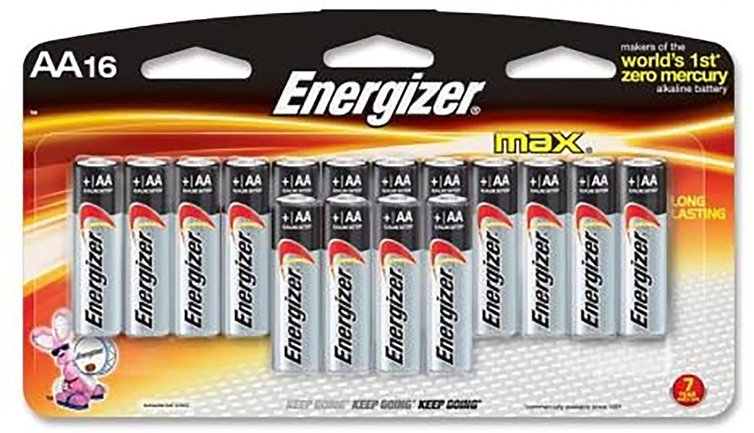 Energizer AA Max 1.5V Alkaline 16 Batteries Per Pack