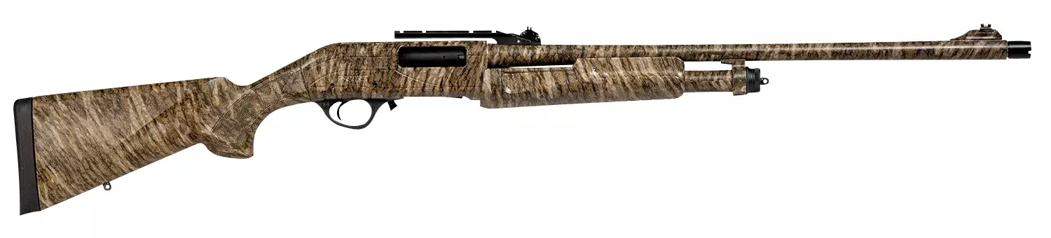 Escort Field Hunter Turkey 12 Gauge with 24″ Barrel, 3″ Chamber, 4+1 Capacity, Overall Mossy Oak Bottomland Metal Finish & Synthetic Stock Right Hand (Full Size)