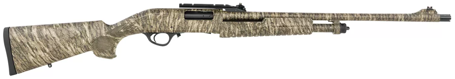 Escort Field Hunter Turkey 20ga 22″ 3″ 4rd Capacity, Overall Mossy Oak Bottomland Finish & Synthetic Stock Right Hand (Full Size)