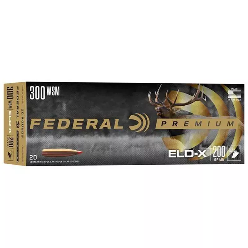 Federal 300 WSM 200 Gr. ELD-X 20/Box