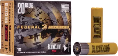 Federal Black Cloud TSS, 20GA, 3.00" Barrel, 10 Rds, Multi-Material