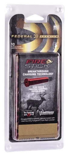 Federal Premium FireStick, 50 Black Powder, 100 Grain, 10 Rds