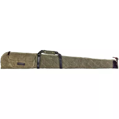 Federal Premium Shotgun Case, 52" OD Green, Waxed Canvas, Quilted Padding