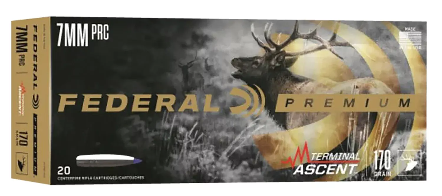 Federal Premium Terminal Ascent 7mm PRC 170 Gr. 20/Box