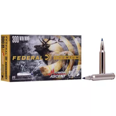 Federal Terminal Ascent, 300 WIN MAG, 175 Grain, 20 Rds, Premium Finish