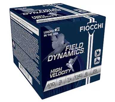 Fiocchi Field Dynamics, 410 Gauge, 3" Shell, 25 Rds