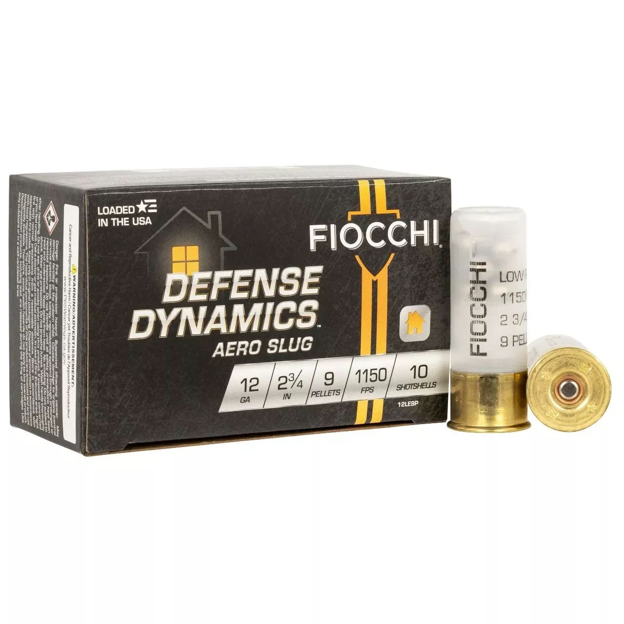 Fiocchi Field Dynamics Low Recoil 12 Gauge 2.75″ #1 Buck Shot- 10/Box