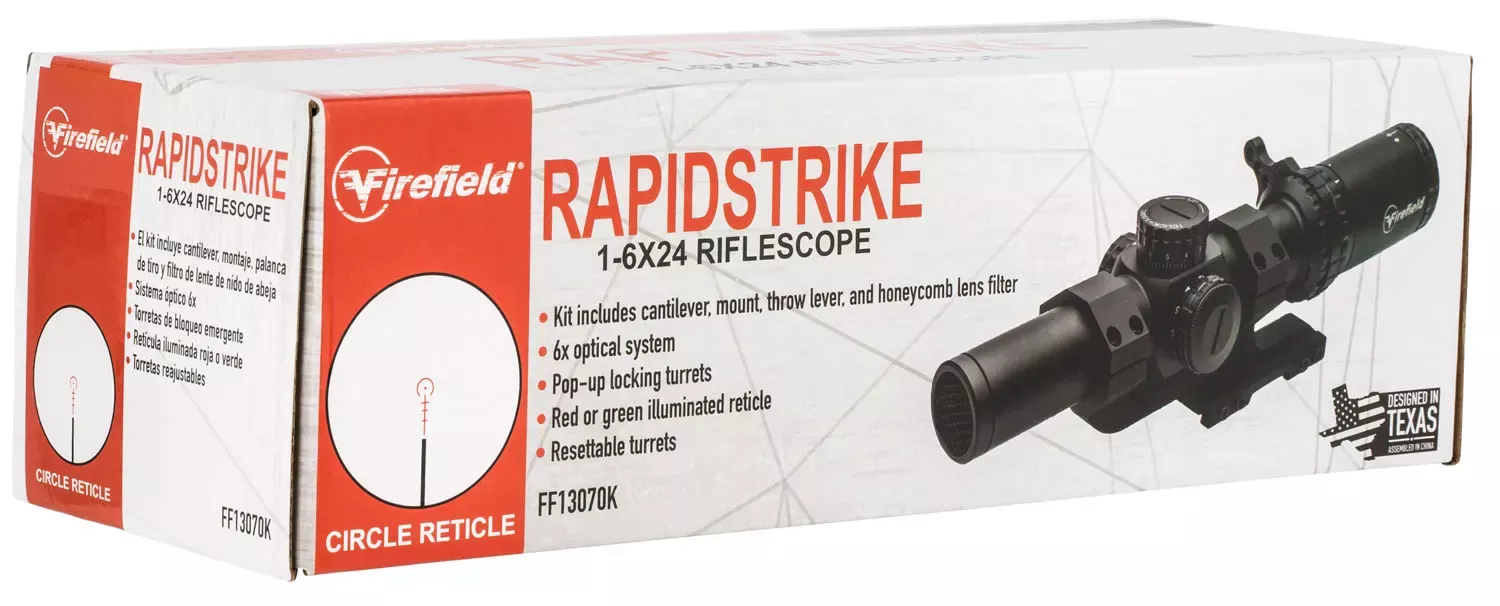 FirefieldRapidStrikeMatte Black 1-6x 24mm 30mm