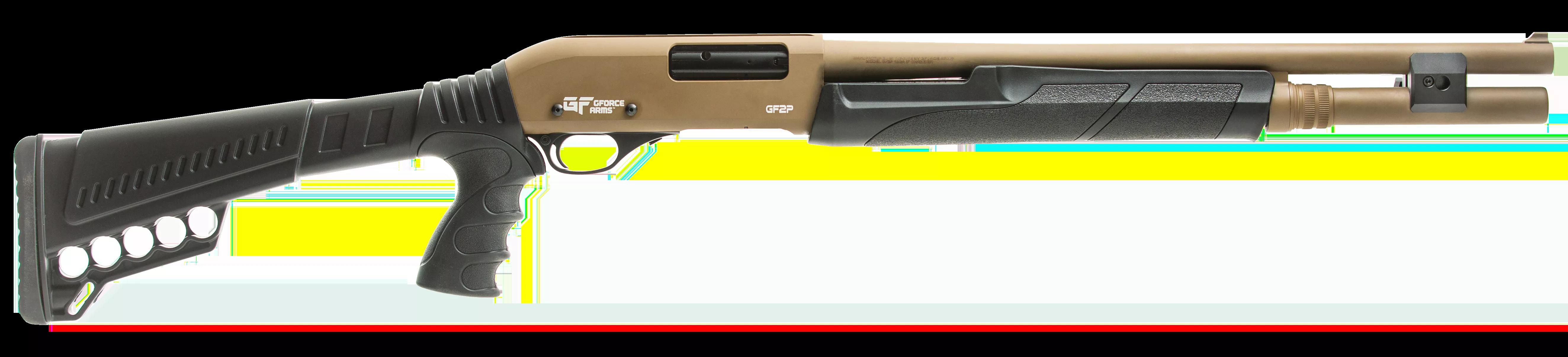 Gforce Arms GF2P 12 GA Tactical Pump Shotgun 20" 3" FDE GF2P12