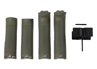 Glock 39841 Backstrap/Beavertail Set, Battlefield Green Polymer