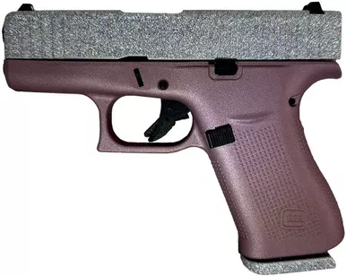 GLOCK 43X, 9MM, 3.41" Barrel, 10 Rds, Blush Diamond