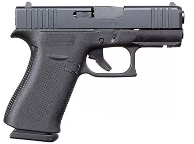 GLOCK 43X GEN5, 9MM, 3.41" Barrel, 10+1 Rds, Black Matte
