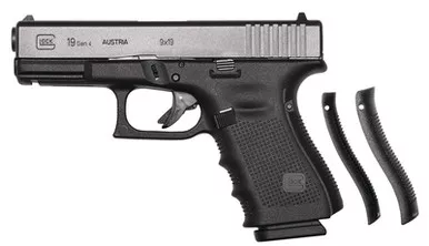 Glock G19 Gen4, 9MM, 4.00" Barrel, 15+1 Rds, Gas Nitride Finish