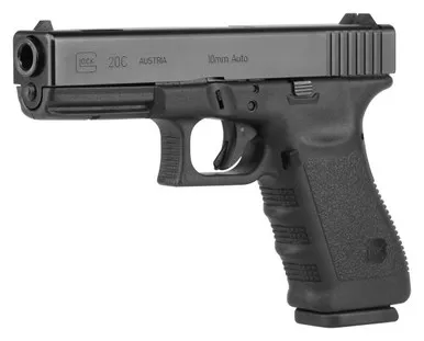 Glock G20C Gen3, 10MM, 4.60" Barrel, 10 Rds, Black