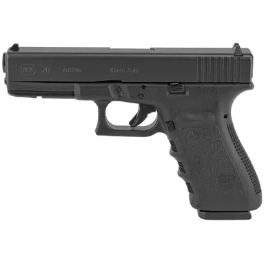 Glock G20SF Gen 3, 10MM, 4.61" Barrel, 15 Rds, Gas Nitride