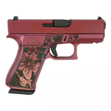 Glock G43X, 9MM Luger, 3.41" Barrel, 10 Rds, Medusa Pink