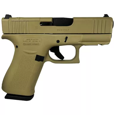 Glock G43X MOS, 9MM Luger, 3.41" Barrel, 10 Rds, FDE