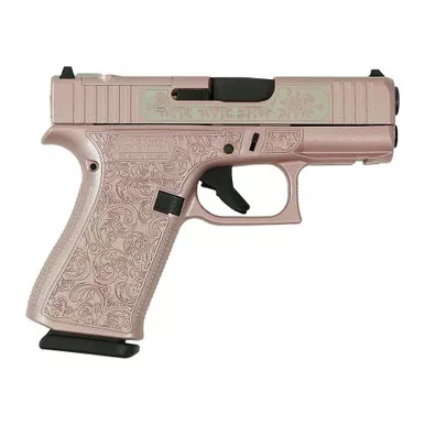 Glock G43X MOS, 9MM Luger, 3.41" Barrel, 10 Rds, Rose Gold