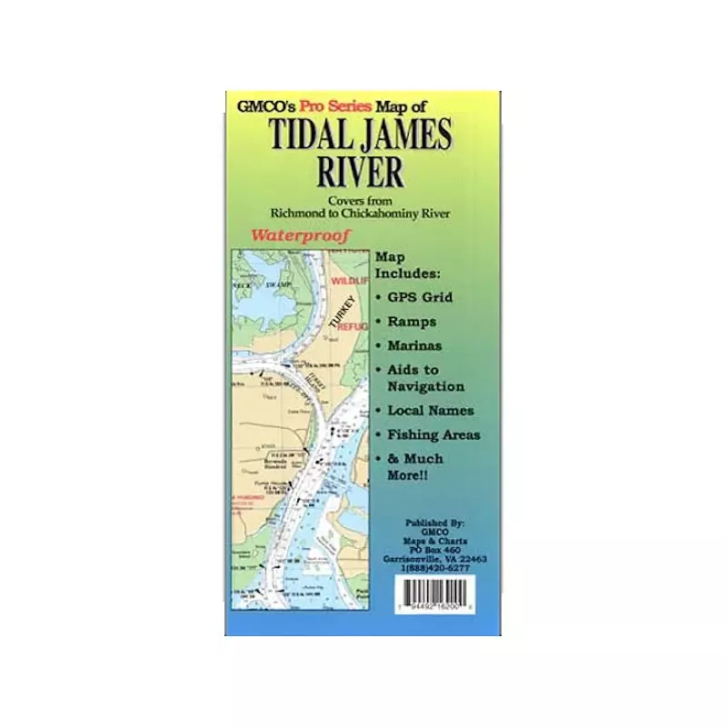 GMCO Tidal James River Pro Series Map