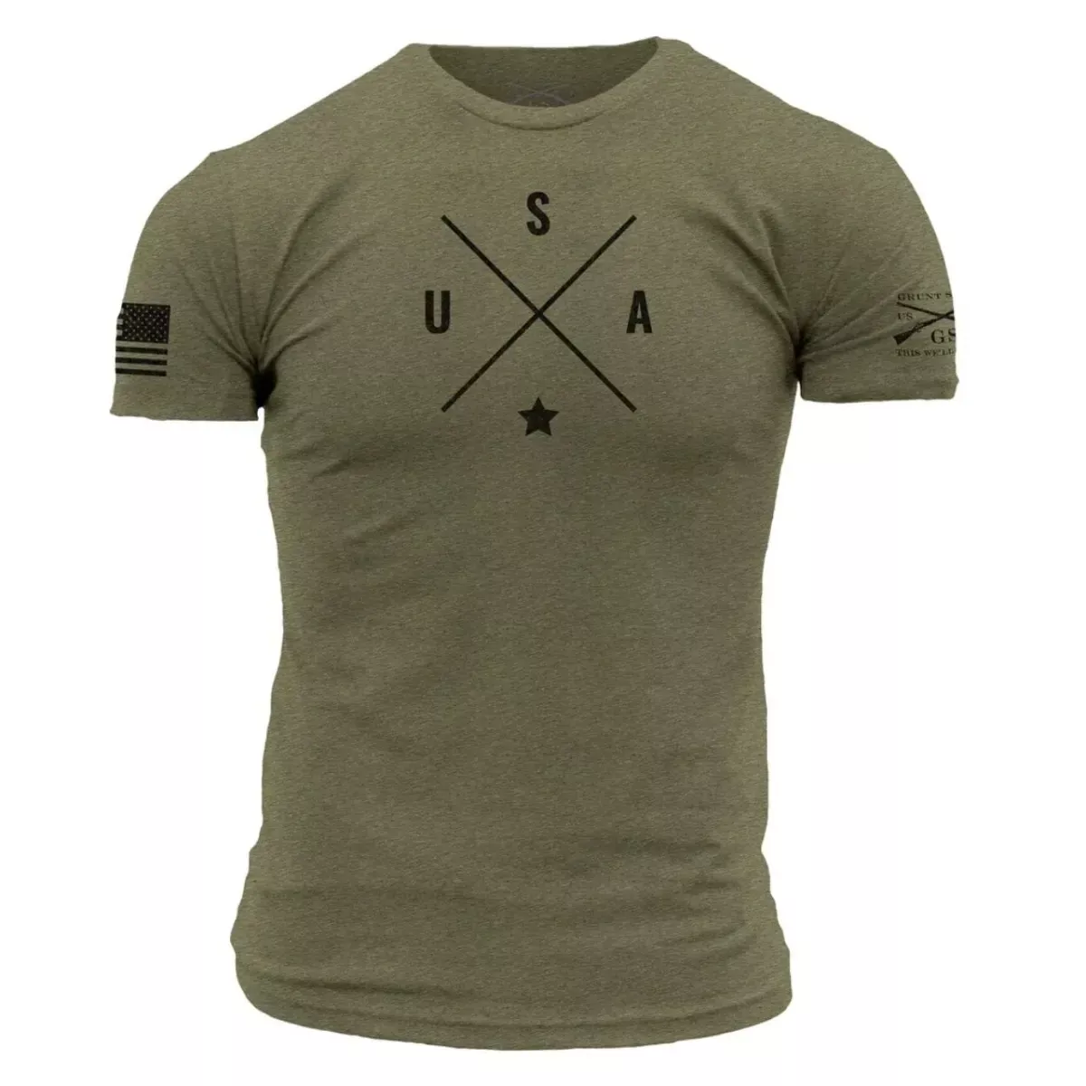 Grunt Style Men’s Full Simple S/S Tee