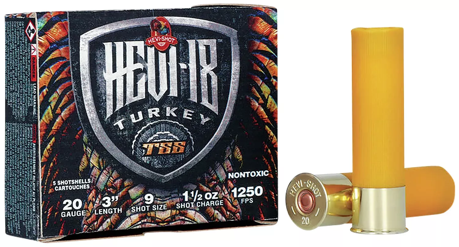 HEVI-Shot HEVI-18 TSS Turkey 20ga 3" 1-1/2oz #9 Tungsten Shot 5 Shells Per Box