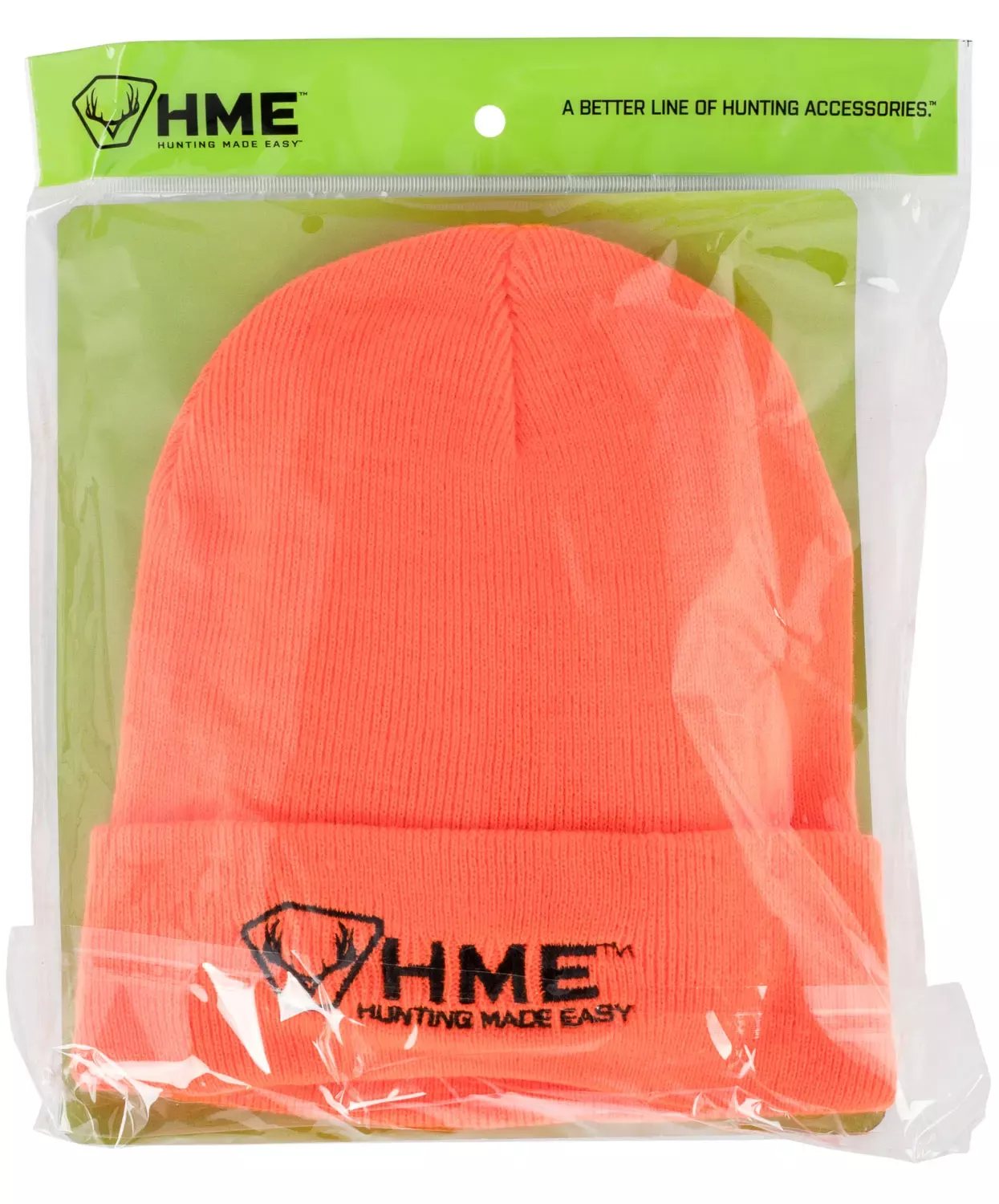 HME Vest/Beanie OSFA Orange Acrylic