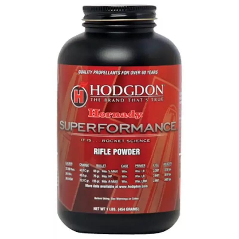 Hodgdon Superformance Smokeless Spherical Rifle Powder 1 lb.