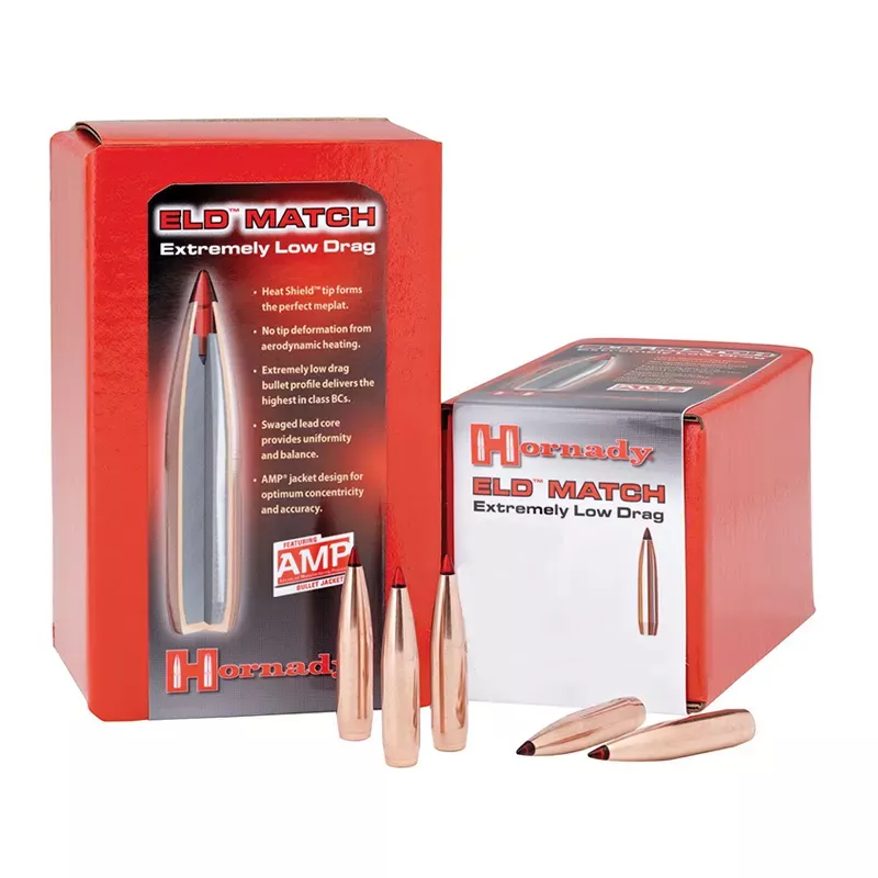 Hornady ELD Match Bullets 6.5mm .264 Dia 123 Gr 100/Box