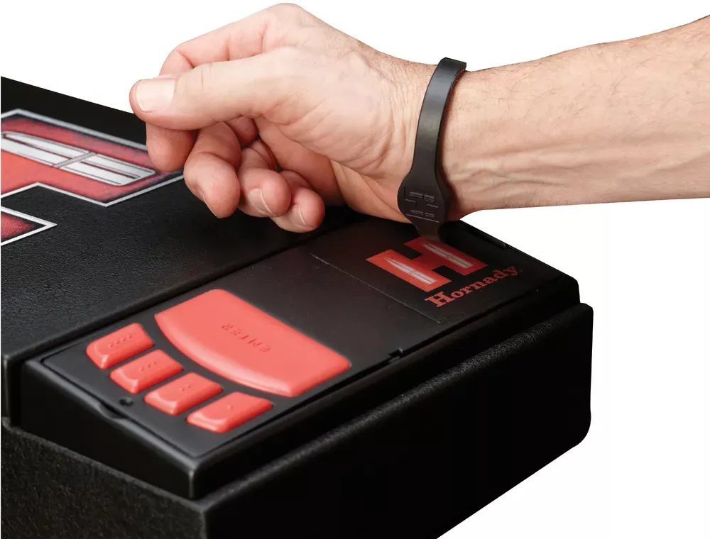 Hornady Rapid Safe RFID Wrist Band Black Rubber