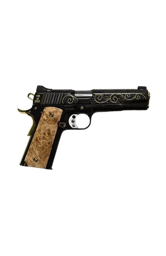 Kimber Custom 1911, 45ACP, 5.00" Barrel, 7 Rds, Black Deluxe