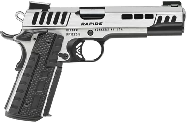 Kimber Mfg.,inc 3000421Rapide Scorpius 9mm 9+1 5" Black KimPro II w/ Brush Polished Flats Stainless Steel Slide G10 Grip