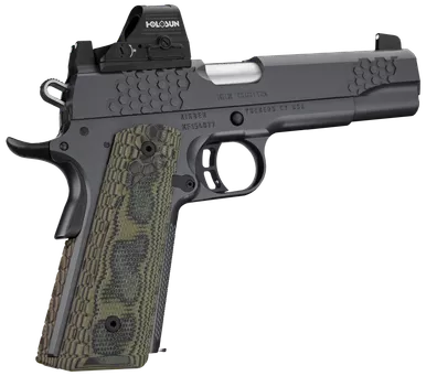 Kimber Mfg.,inc 3000433 KHX Custom (OI) 45 ACP 8+1 5" Front Serrations Stainless Steel Slide Gray KimPro II G-10 Grip